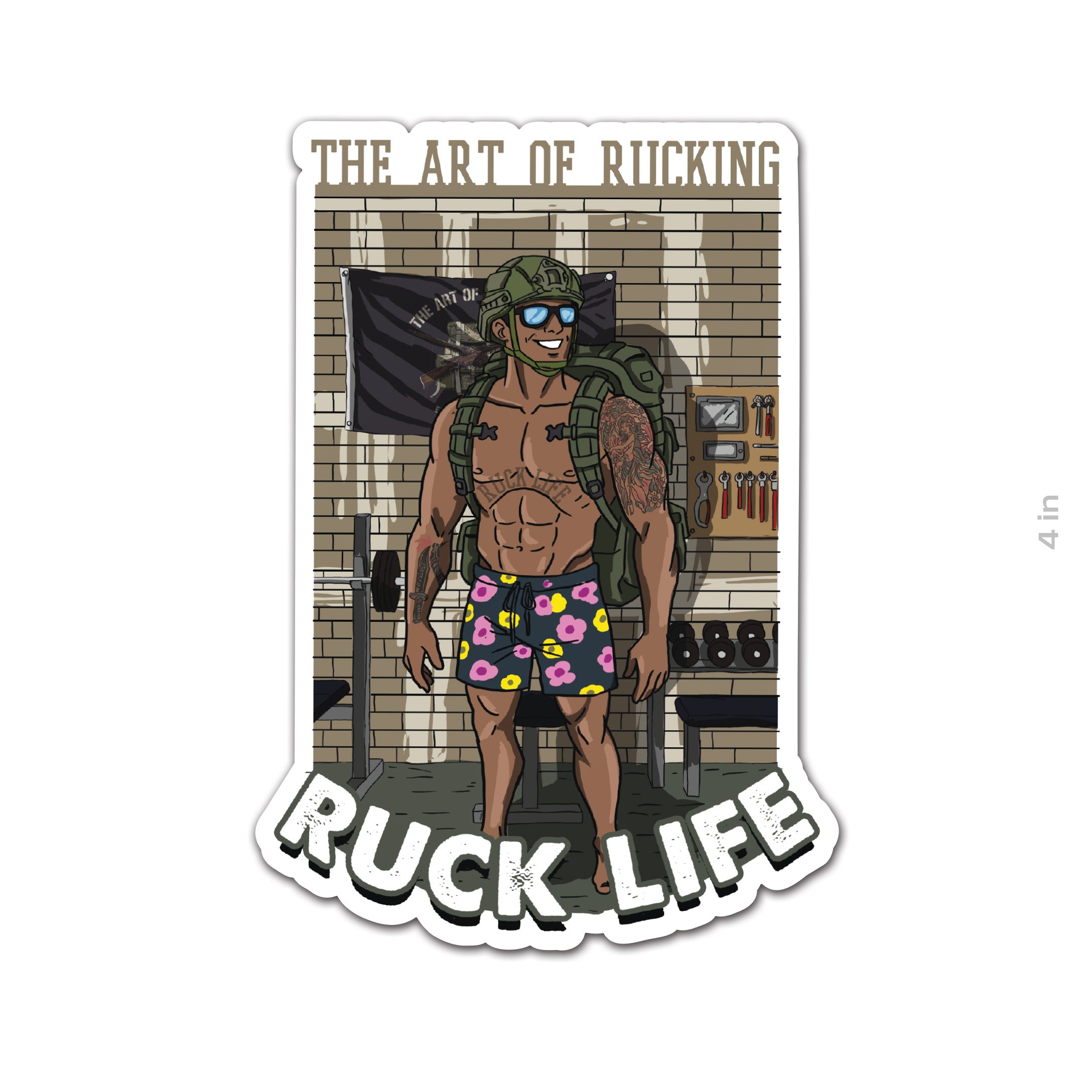 Ruck Life Sticker